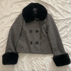 Reformation templeton coat size small